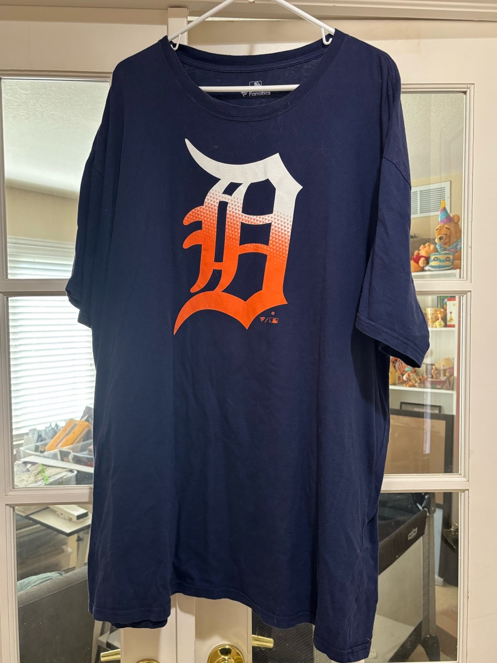 Detroit Tigers Fanatics Navy Blue T-Shirt size XXXL